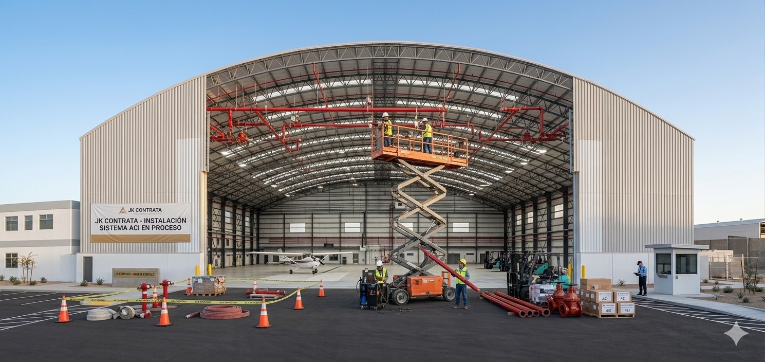 Proyecto industrial ejecutado por JK Contrata